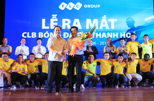 Chính thức ra mắt Câu lạc bộ bóng đá FLC Thanh Hóa.