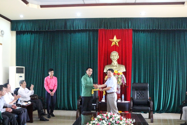 Đoàn đại biểu mặt trận Lào xây dựng tỉnh Hủa Phăn thăm KKT Nghi Sơn