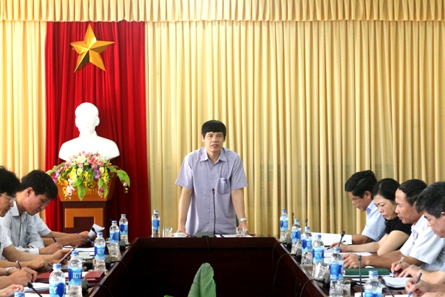 Chủ tịch Nguyễn Đình Xứng- Thăm và làm việc với KKT Nghi Sơn