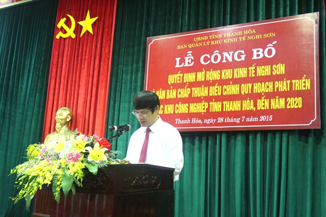 Công bố quyết định mở rộng KKT Nghi Sơn