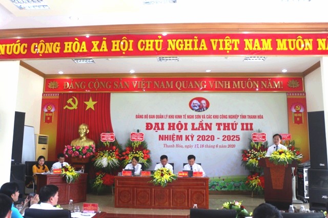Đại hội Đảng bộ Ban quản lý Khu Kinh tế Nghi Sơn và các Khu công nghiệp tỉnh lần thứ III