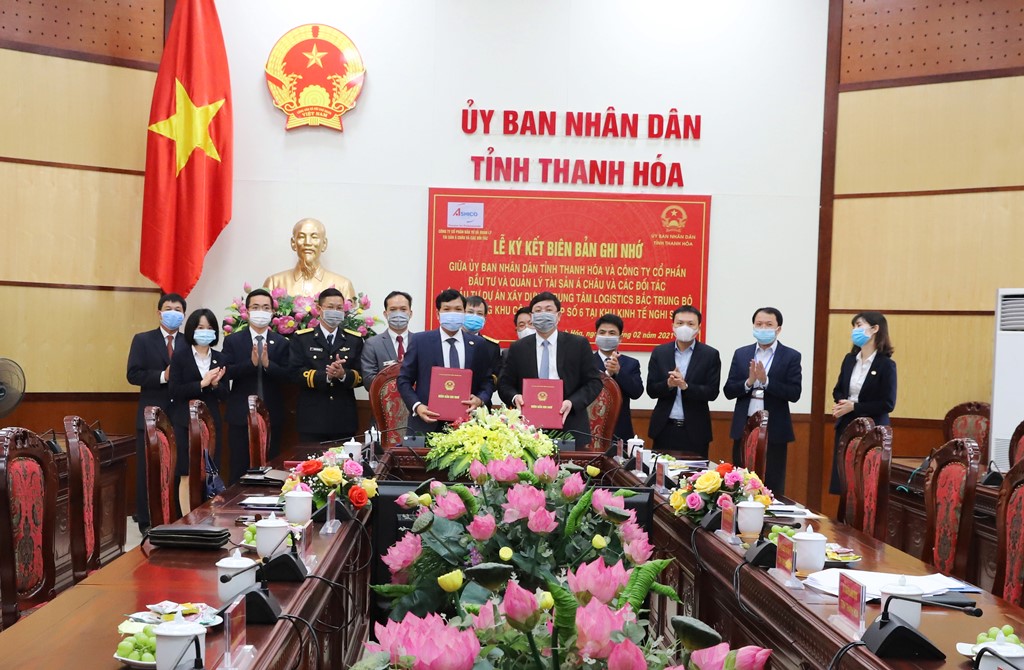 Ký kết Biên bản ghi nhớ về đầu tư Dự án Trung tâm Logistics Bắc Trung bộ và Hạ tầng Khu công nghiệp số 6 tại Khu kinh tế Nghi Sơn.