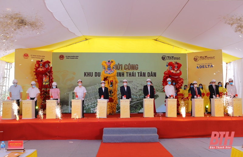 Khởi công xây dựng Khu du lịch sinh thái Tân Dân