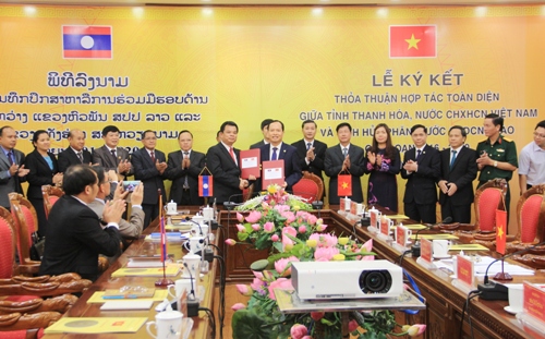 Ký kết thỏa thuận hợp tác toàn diện Thanh Hóa – Hủa Phăn giai đoạn 2016 - 2020.