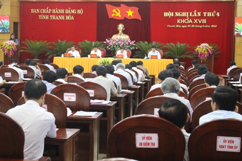 Hội nghị Ban Chấp hành Đảng bộ tỉnh lần thứ 4 – Khoá XVIII.
