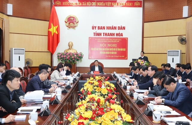 Tổng kết hoạt động Ban Chỉ đạo chuyển đổi số tỉnh năm 2022 và triển khai nhiệm vụ năm 2023