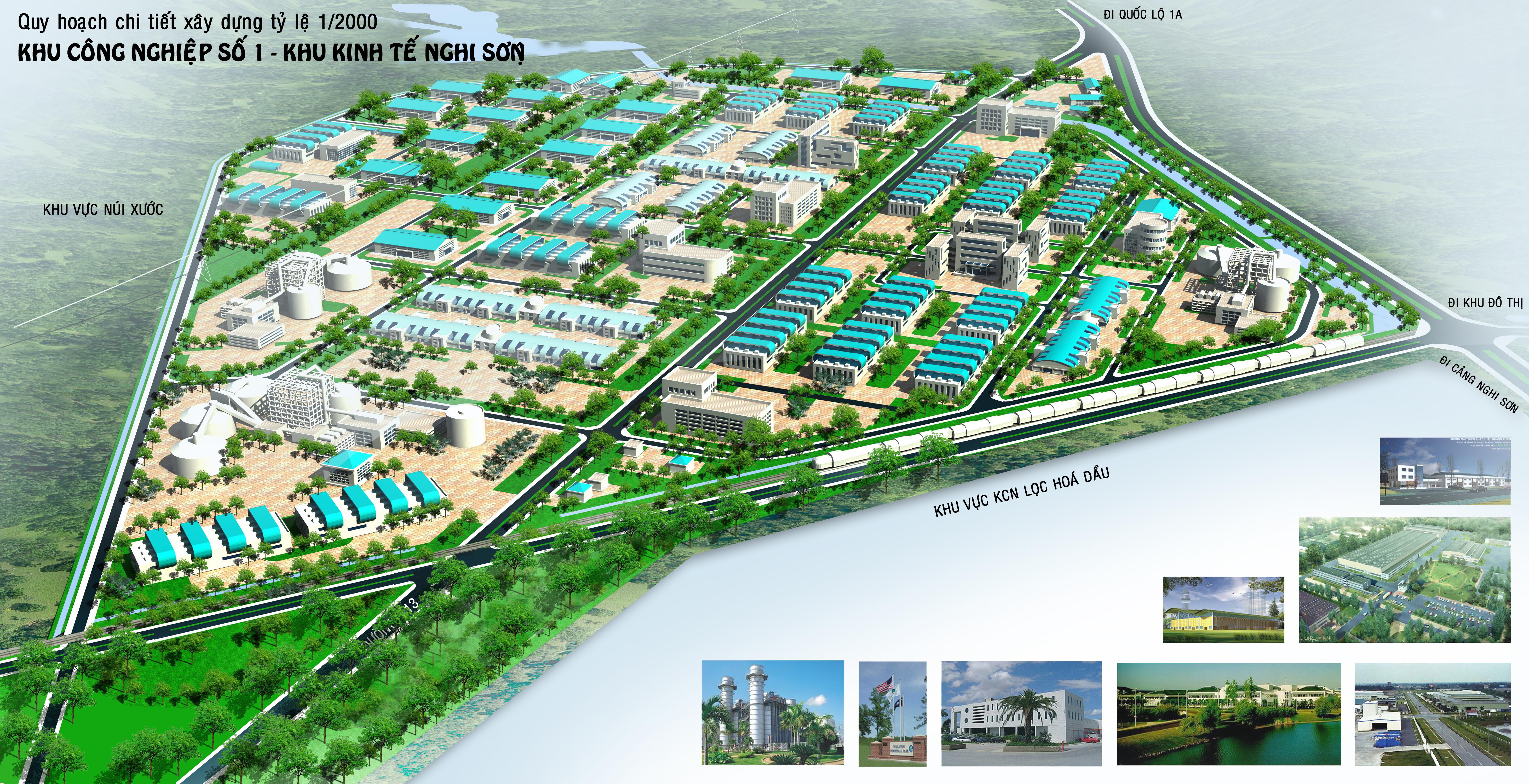 Phê duyệt Quy hoạch chi tiết xây dựng tỷ lệ 1/2000 Khu công nghiệp số 1, Khu kinh tế Nghi Sơn
