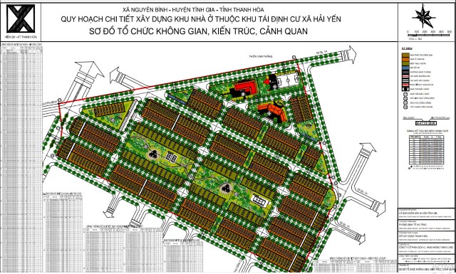 Công bố khu vực chuyển nhượng quyền sử dụng đất trước khi thực hiện dự án Khu nhà ở thuộc khu tái định cư xã Hải Yến tại phường Nguyên Bình, thị xã Nghi Sơn