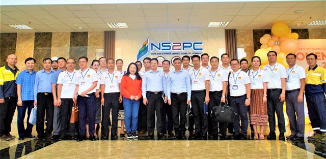 NS2PC vinh hạnh đón đoàn học viên Lào đang học tại học viện chính trị quốc gia Hồ Chí Minh thăm nhà máy