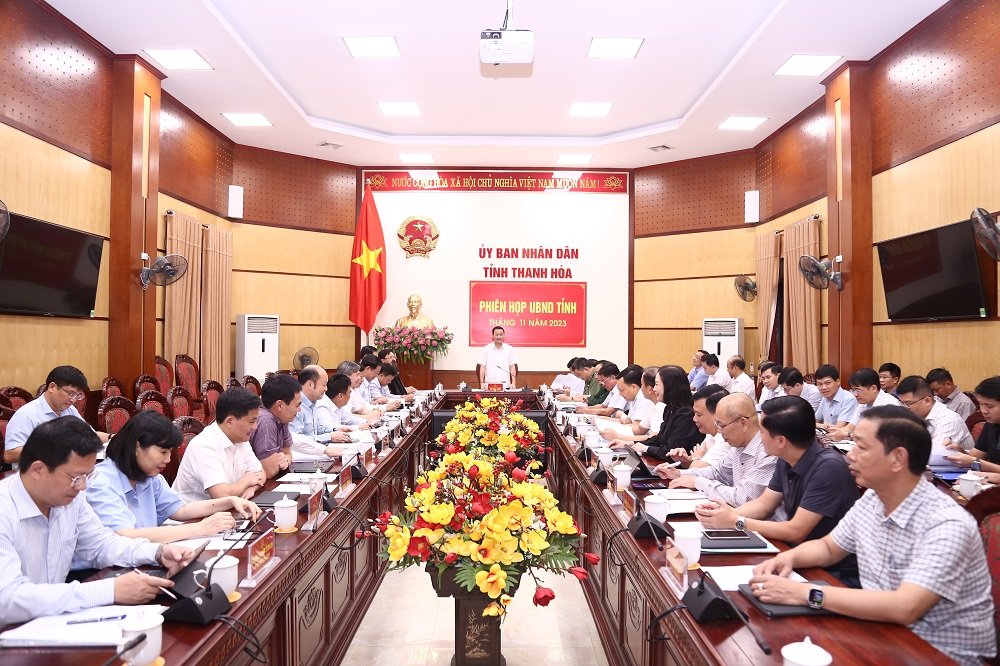 Phiên họp UBND tỉnh tháng 11 năm 2023