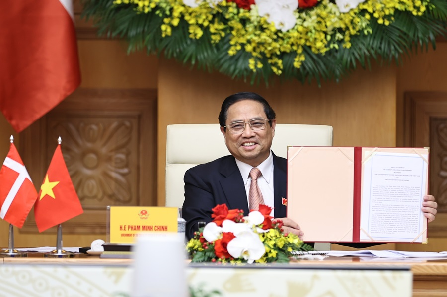 Thông qua Tuyên bố chung thiết lập quan hệ Đối tác Chiến lược Xanh Việt Nam Đan Mạch: Khẳng định hợp tác mạnh mẽ về chuyển đổi xanh và phát triển bền vững