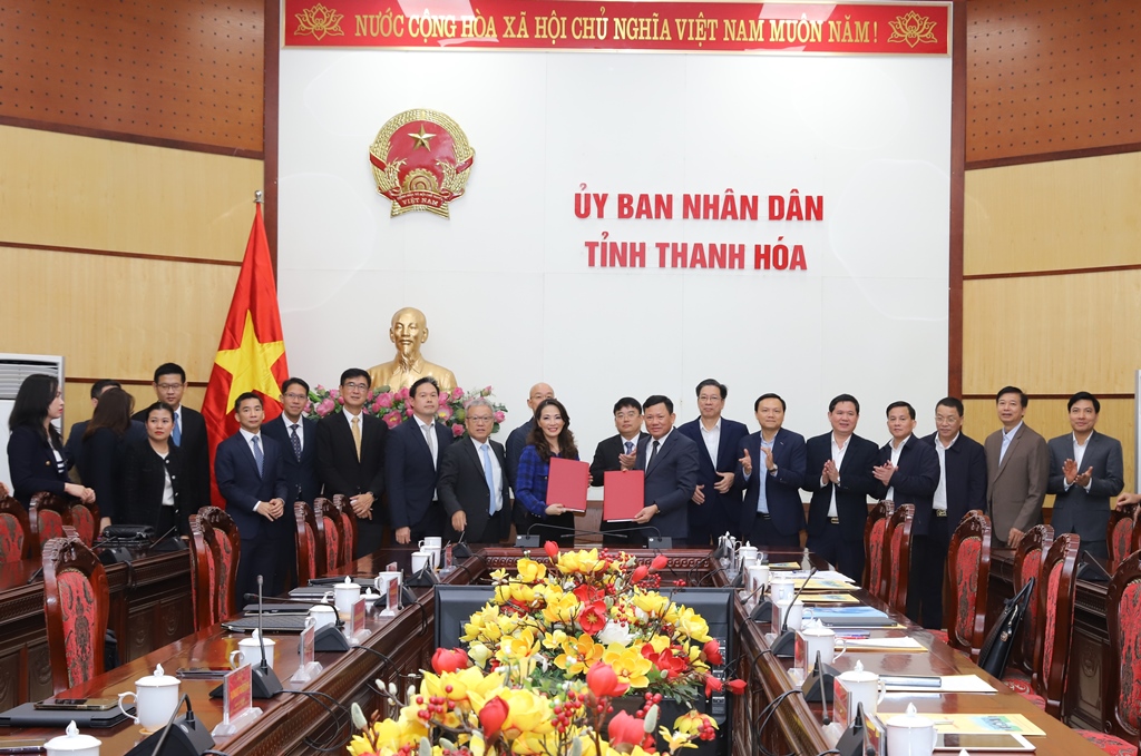 Đoàn công tác của Tập đoàn WHA Corporation PCL làm việc với tỉnh Thanh Hóa