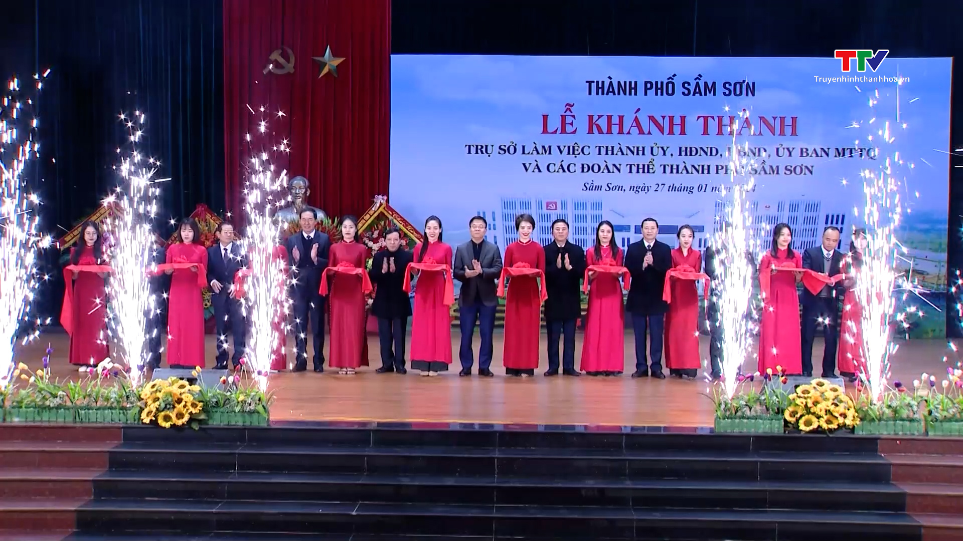 Thành phố Sầm Sơn khởi công và khánh thành các công trình hạ tầng trọng điểm