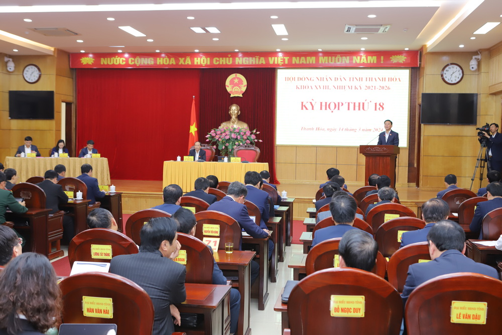 Kỳ Họp thứ 18, Hội đồng nhân dân tỉnh Thanh Hóa Khóa XVIII nhiệm kỳ 2021- 2026