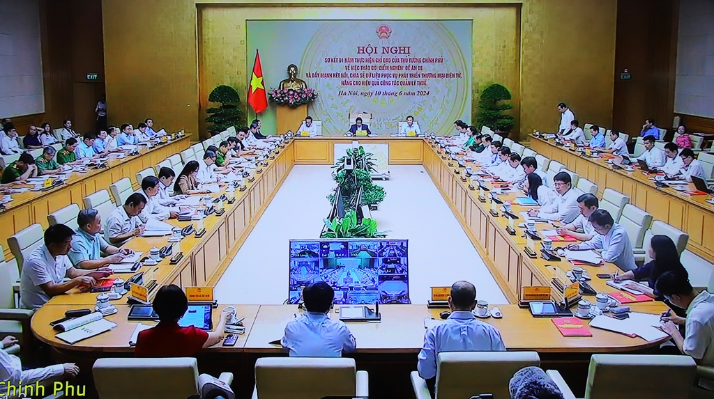 Hội nghị trực tuyến Chính phủ sơ kết 01 năm thực hiện việc tháo gỡ các “điểm nghẽn” trong triển khai Đề án 06