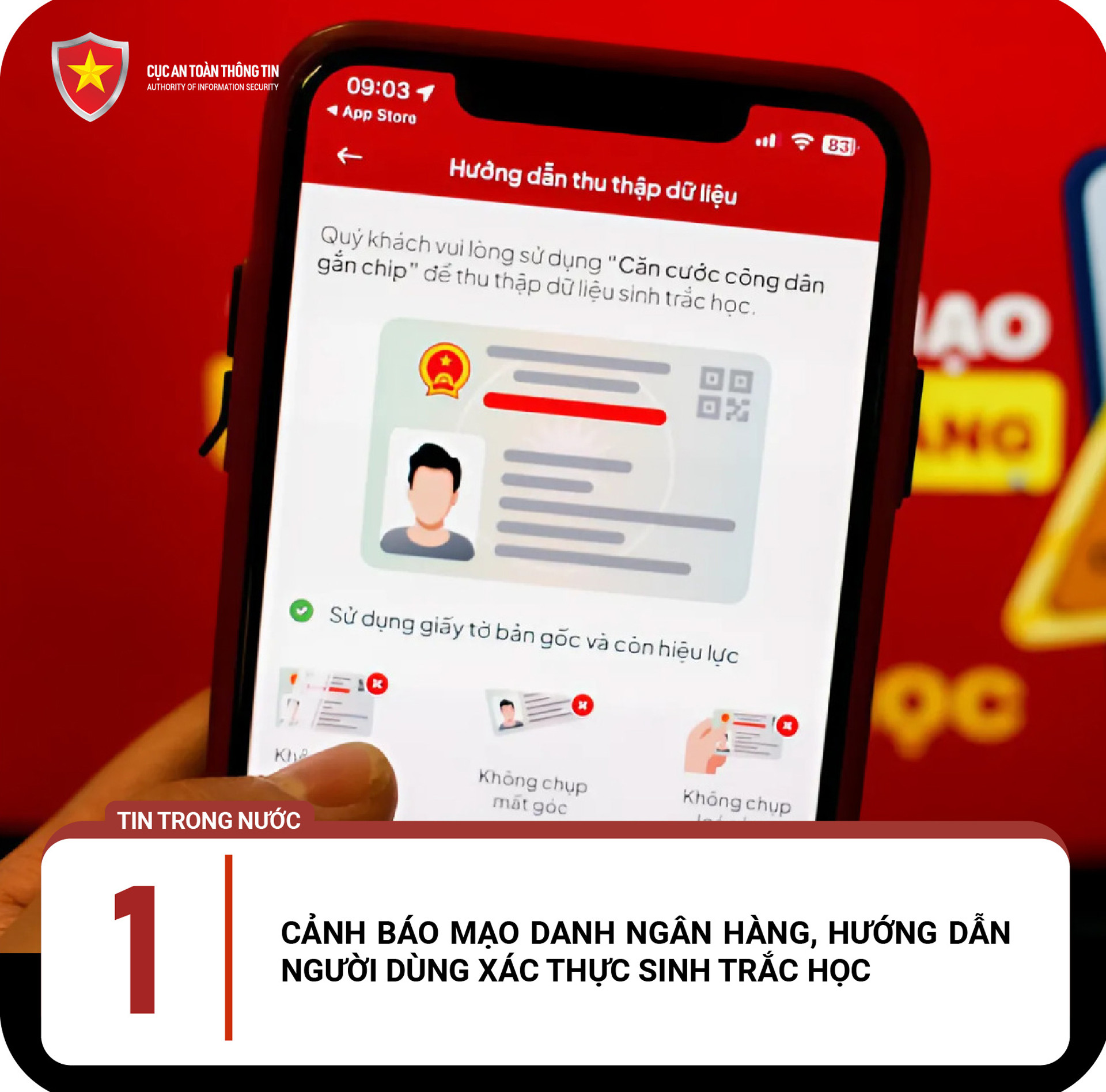 Chiêu lừa mới ‘ăn theo’ quy định xác thực sinh trắc học giao dịch ngân hàng
