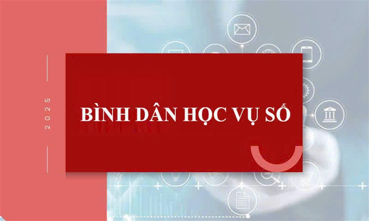Hưởng ứng phong trào “Bình dân học vụ số”