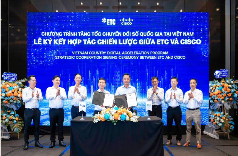 ETC hợp tác Cisco thúc đẩy chuyển đổi số khu vực công tại Việt Nam