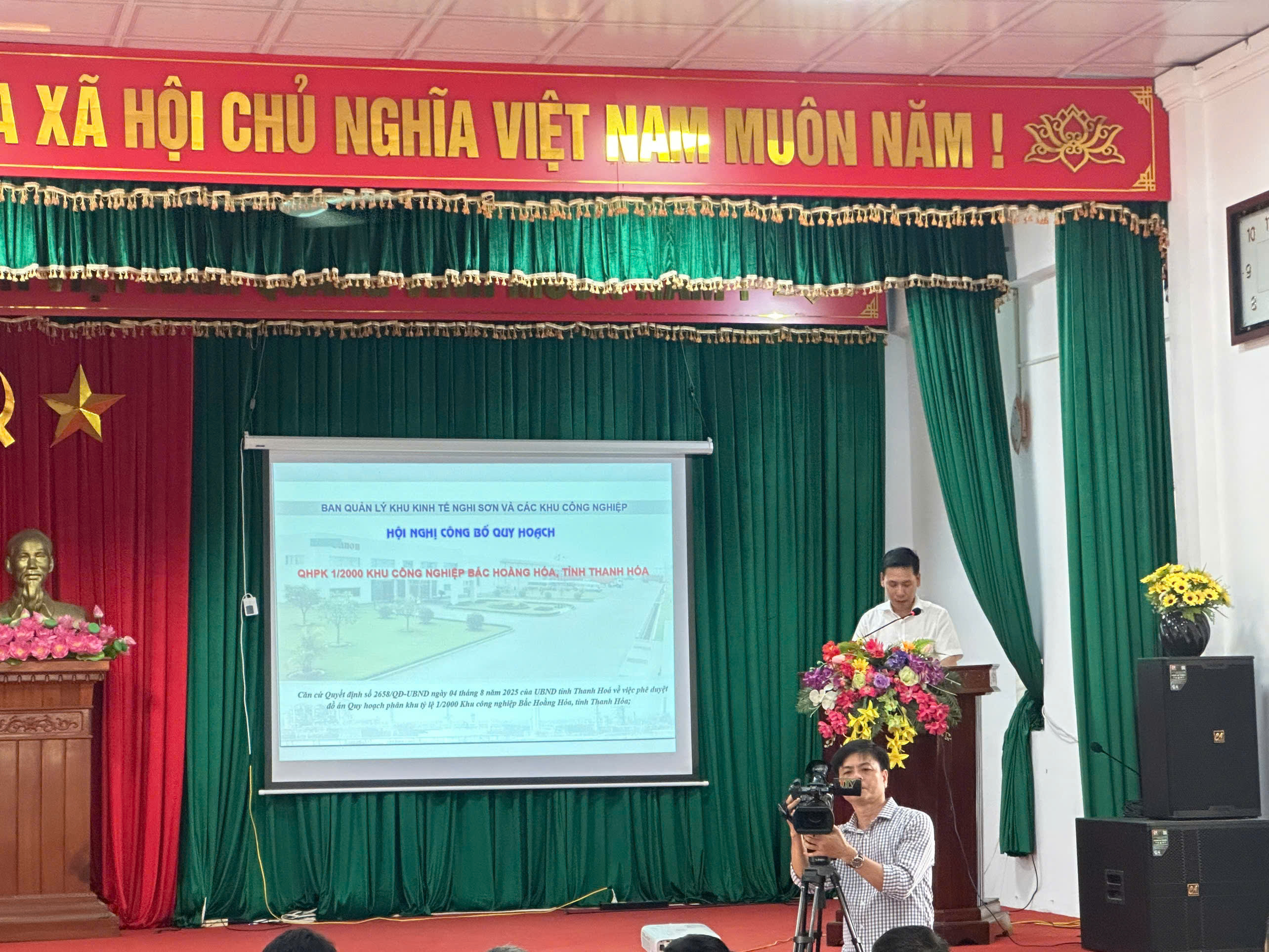 Công bố quy hoạch phân khu xây dựng tỷ lệ 1/2000 Khu công nghiệp Bắc Hoằng Hoá