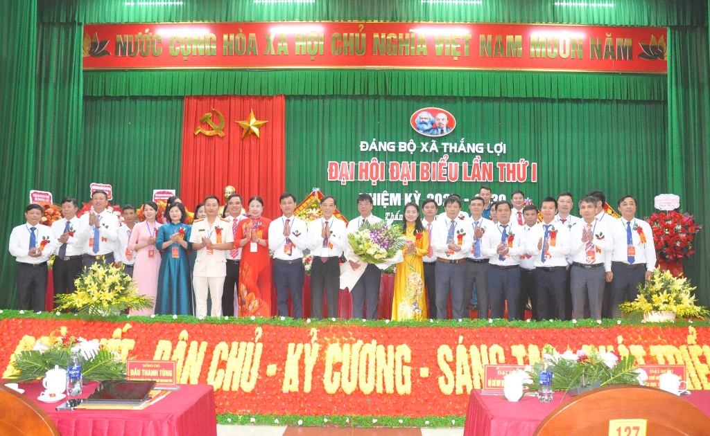 Đại hội đại biểu Đảng bộ xã Thắng Lợi lần thứ I, nhiệm kỳ 2025-2030