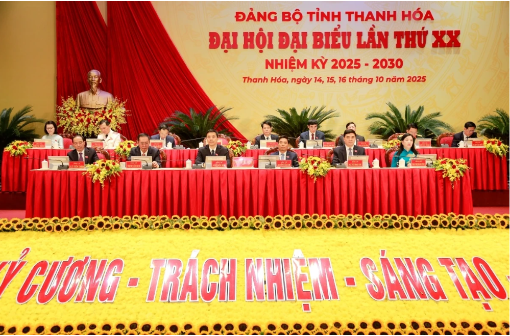 Đại hội đại biểu Đảng bộ tỉnh Thanh Hóa lần thứ XX, nhiệm kỳ 2025-2030 hoàn thành phiên trù bị
