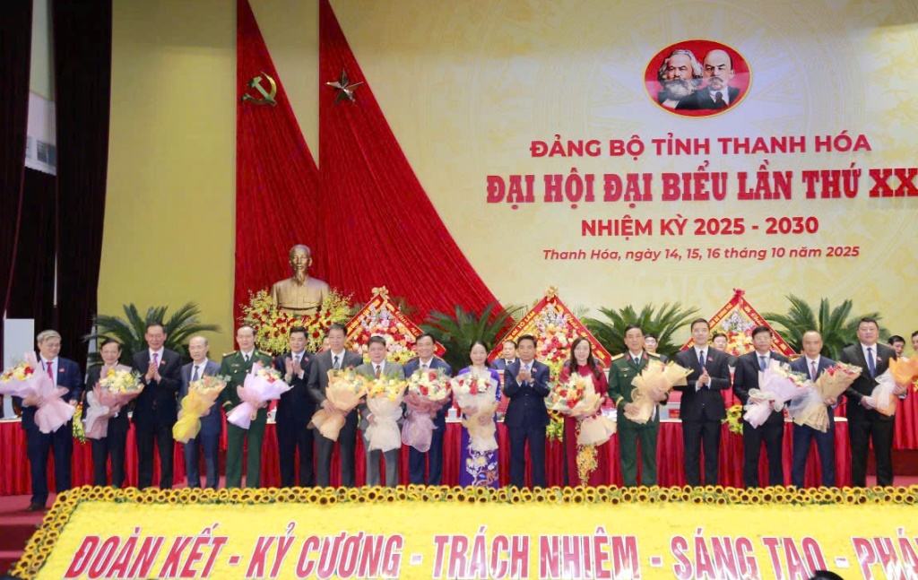 Bế mạc Đại hội Đại biểu Đảng bộ tỉnh Thanh Hóa lần thứ XX