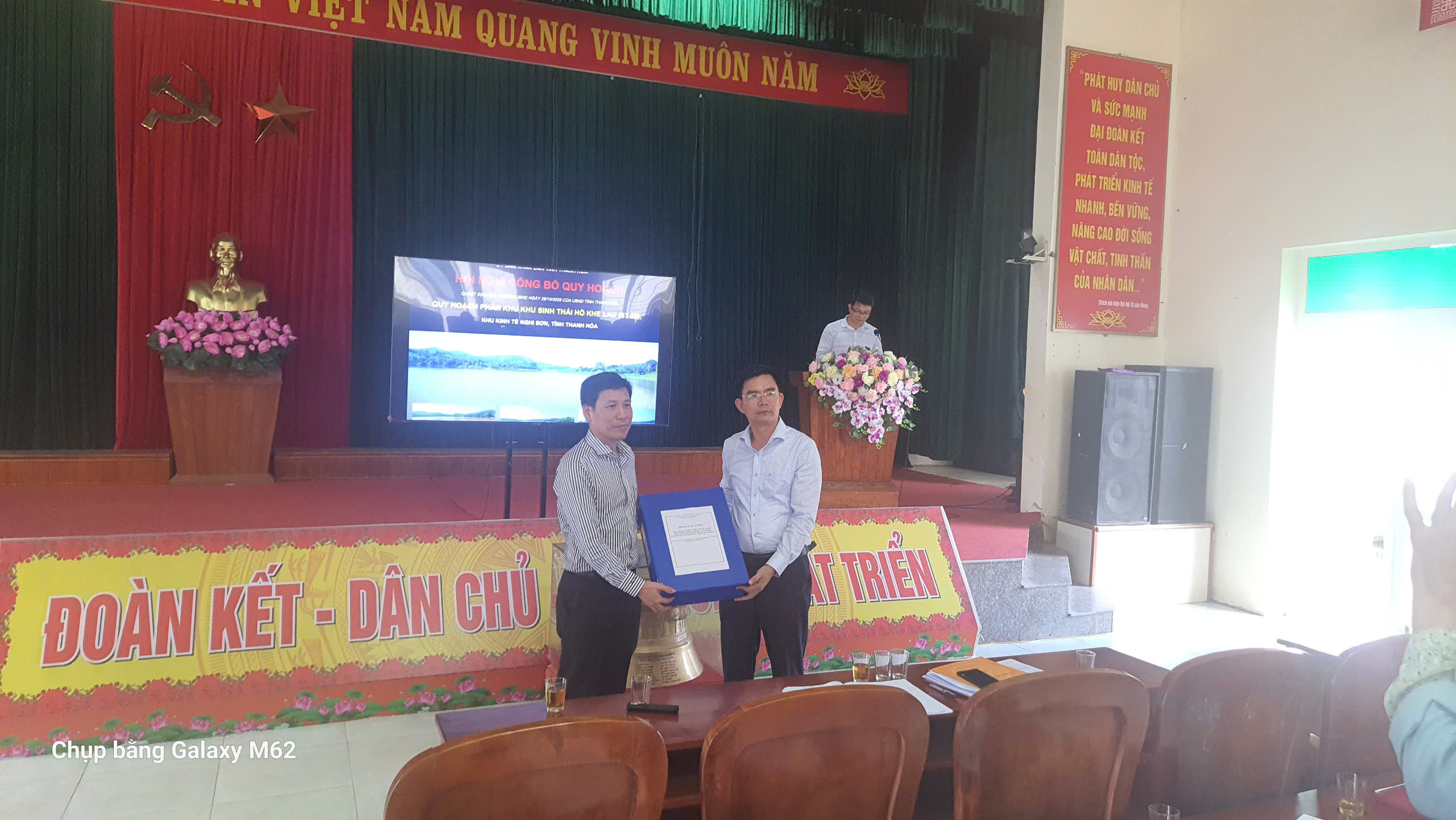 Công bố Quy hoạch phân khu xây dựng tỷ lệ 1/2000 khu sinh thái hồ Khe Lau (ST-05), Khu kinh tế Nghi Sơn