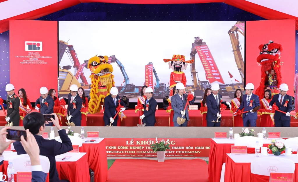 Khởi công Dự án Khu công nghiệp Thăng Long Thanh Hóa - giai đoạn 1