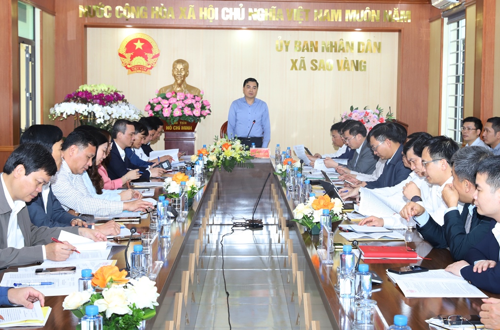 Chủ tịch UBND tỉnh làm việc với các xã thuộc khu vực huyện Thọ Xuân cũ