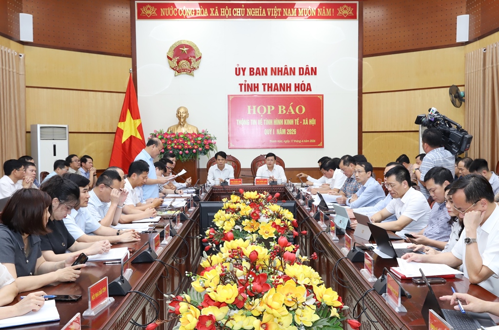UBND tỉnh họp báo thường kỳ Quý I/2026