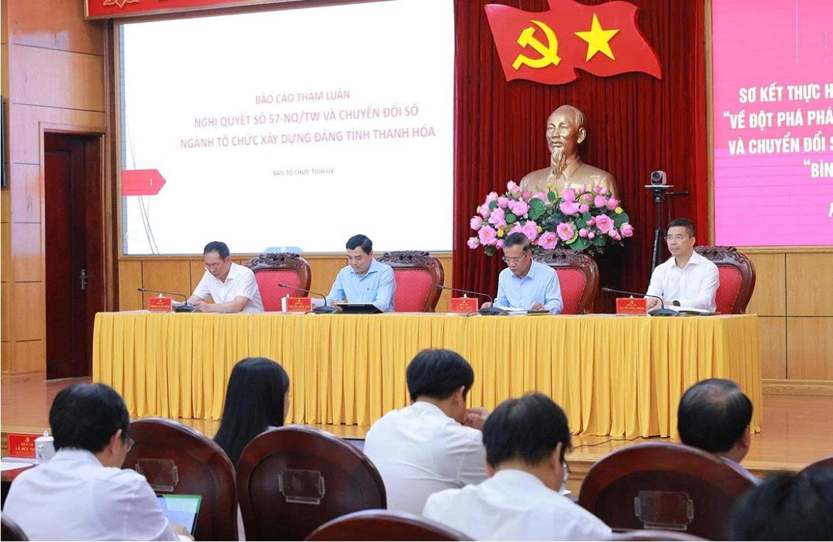 Thanh Hóa sơ kết thực hiện Nghị quyết số 57-NQ/TW và phong trào “Bình dân học vụ số”