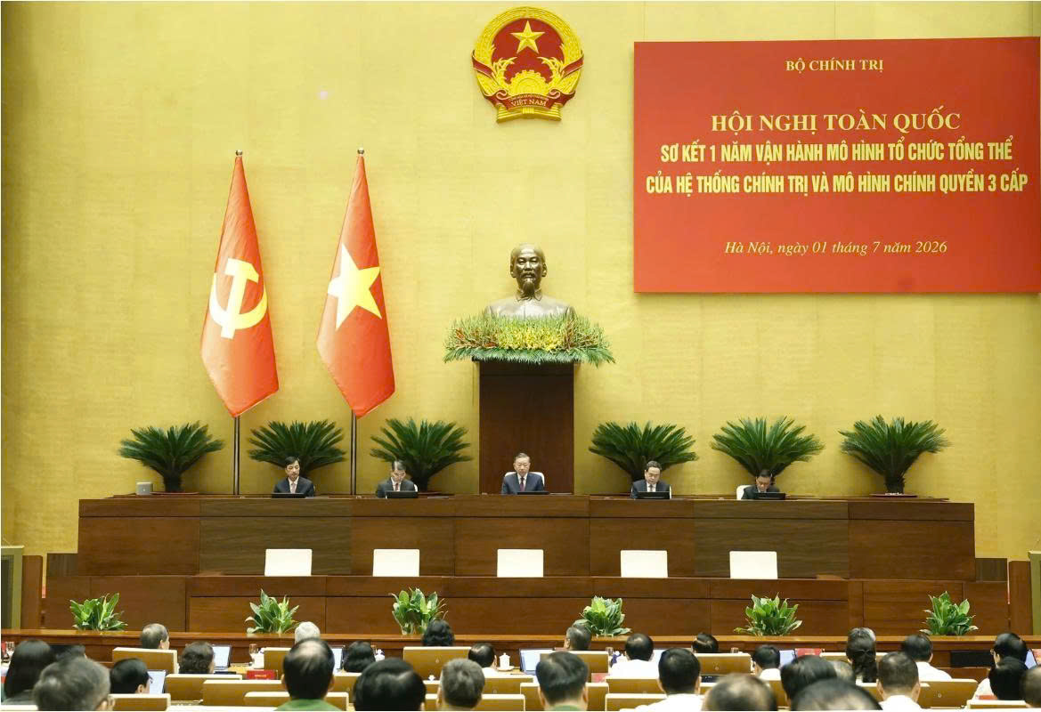 Sơ kết 1 năm vận hành mô hình tổ chức tổng thể của hệ thống chính trị, mô hình chính quyền 3 cấp