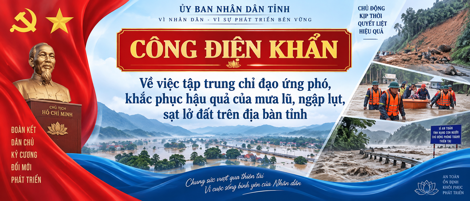 Công điện Khẩn của Chủ tịch UBND tỉnh