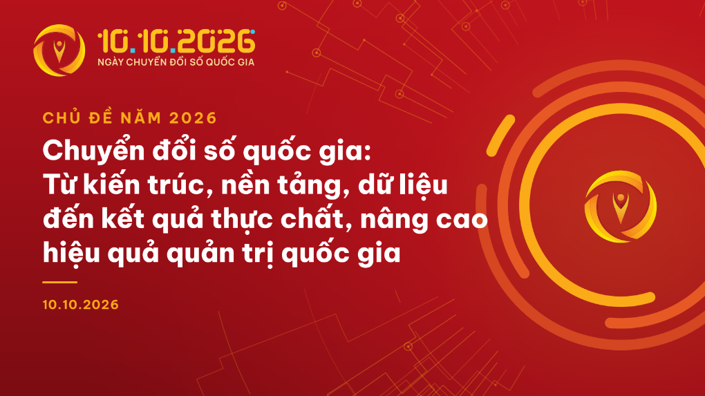 Bộ nhận diện Ngày Chuyển đổi số quốc gia năm 2026